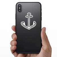 Cute Hand Drawn Anchor Sticker example