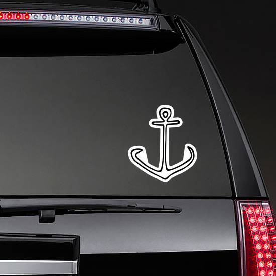 Cute Hand Drawn Anchor Sticker example 