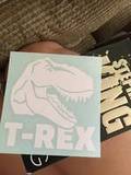 Dillon's review of Dinosaur Tyrannosaurus Head With T-Rex Text Sticker