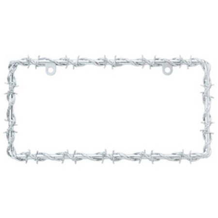 Barbed Wire License Plate Frame