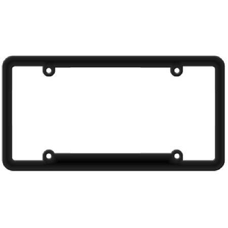 Blank Medium Base Black Plastic Frame