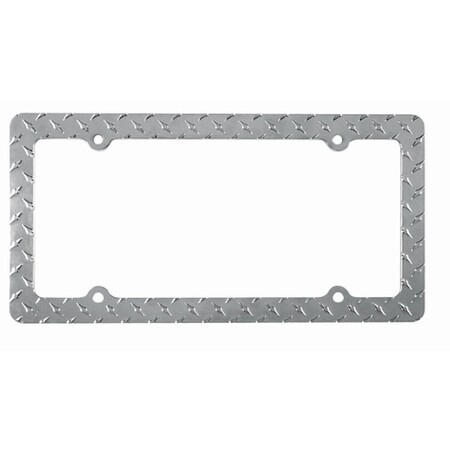 Chrome Diamond License Plate Frame