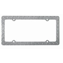 Chrome Diamond License Plate Frame