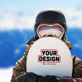 Clear Diecut Snowboard