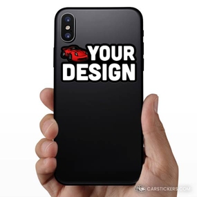 Die Cut Sticker on a Phone