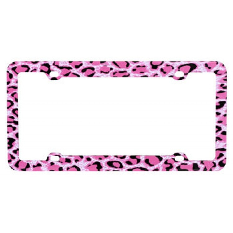 Pink Leopard Skin Plastic Frame 