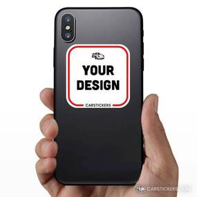 Rounded Corner Sticker Phone