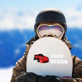 Snowboard MC Transfer Sticker