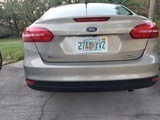 Nagham's review of Customizable Thin Top-Medium Bottom White License Plate Frame