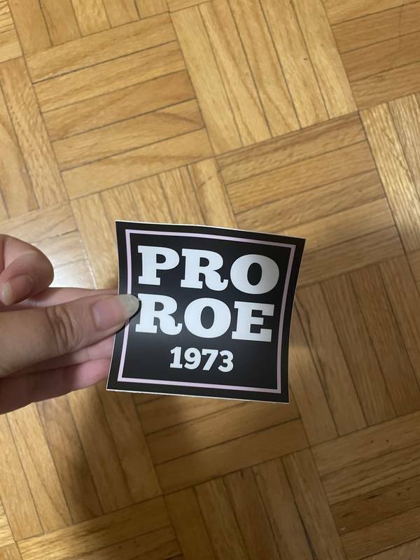 Zoe's photograph of their Square Sticker with Your Text