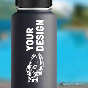 Transfer Sticker Water Bottle