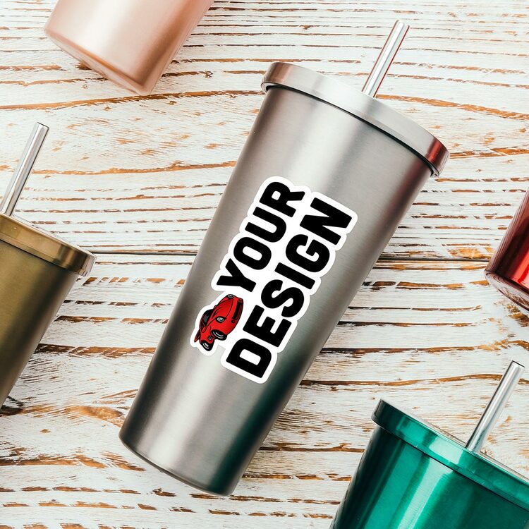 Custom Die Cut Water Bottle Sticker 