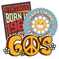 1960's Stickers