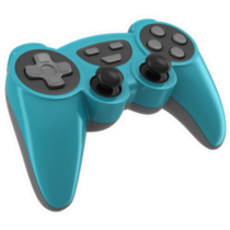 3d Render Of A Gamepad For Videogames Sticker