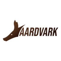 Aardvark Brown Logo Sticker