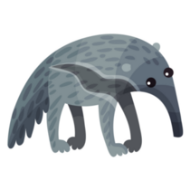 Aardvark With Long Snout Sticker