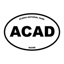 Acadia National Park Oval Sticker