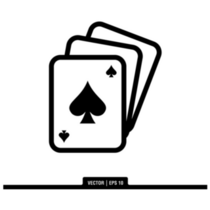 Ace of Spades Cards Transfer Sticker