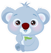 Adorable Tiny Koala Sticker