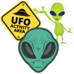 Alien Stickers