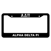 Alpha Delta Pi License Plate Frame