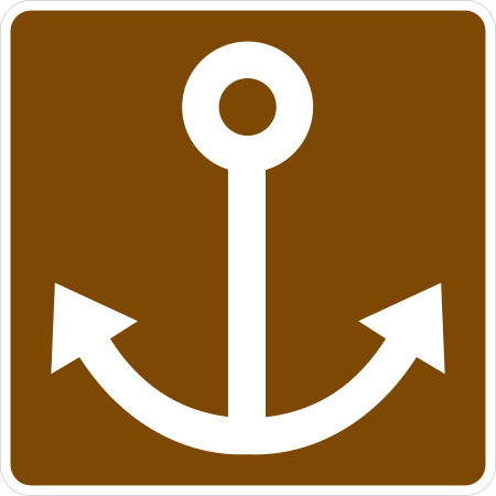 Anchor Sign Sticker