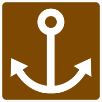 Anchor Sign Sticker