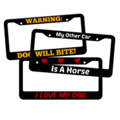 Animal and Insect License Plate Frames