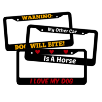 Animal and Insect License Plate Frames