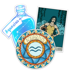 Aquarius Stickers