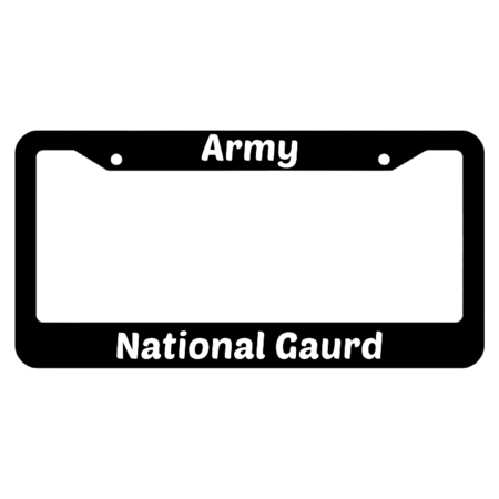 Army National Guard License Plate Frame