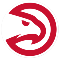 Atlanta Hawks NBA Logo Sticker