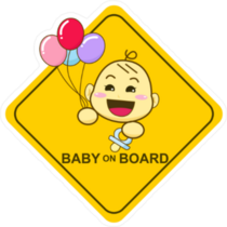 Baby on Board Balloon Sticker