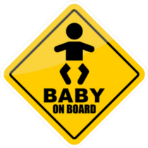 Baby On Board Silhouette Sticker