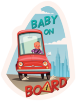 Baby On Board Stickers