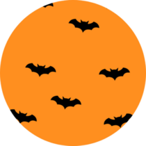 Bat Halloween Seamless Pattern Sticker