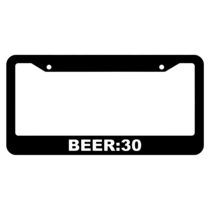 Beer:30 License Plate Frame