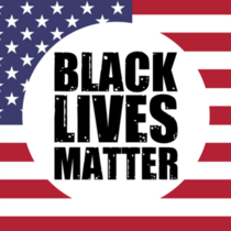 Black Lives Matter US Flag Sticker