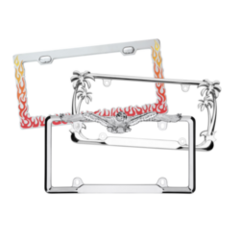 Blank Designer License Plate Frames