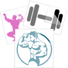 Bodybuilding & Weight Training Stickers