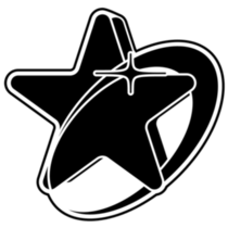 Bold 2000s Style Star Sticker