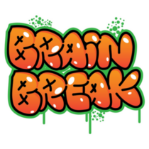 Brain Break Graffiti Tag Sticker