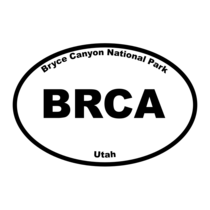 Bryce Canonyon National Park Oval Sticker