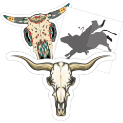 Bull Stickers