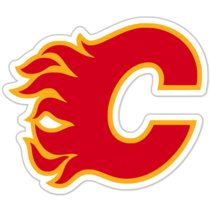 Calgary Flames NHL Logo Sticker