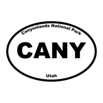 Canyonlands National Park Oval Sticker