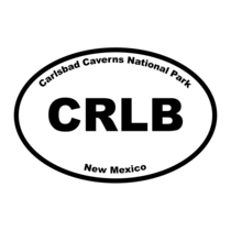 Carlsbad Caverns National Park Oval Sticker