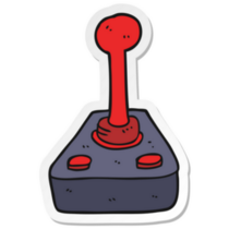 Cartoon Joystick Sticker