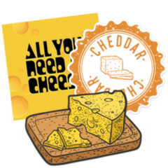 Cheese Stickers