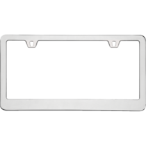 Chrome Metal License Plate Frame